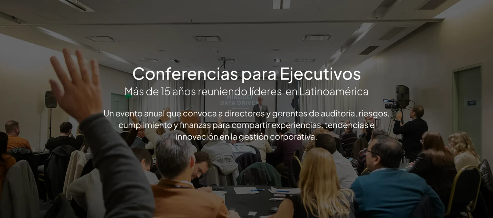Banner principal de Conferencias para Ejecutivos